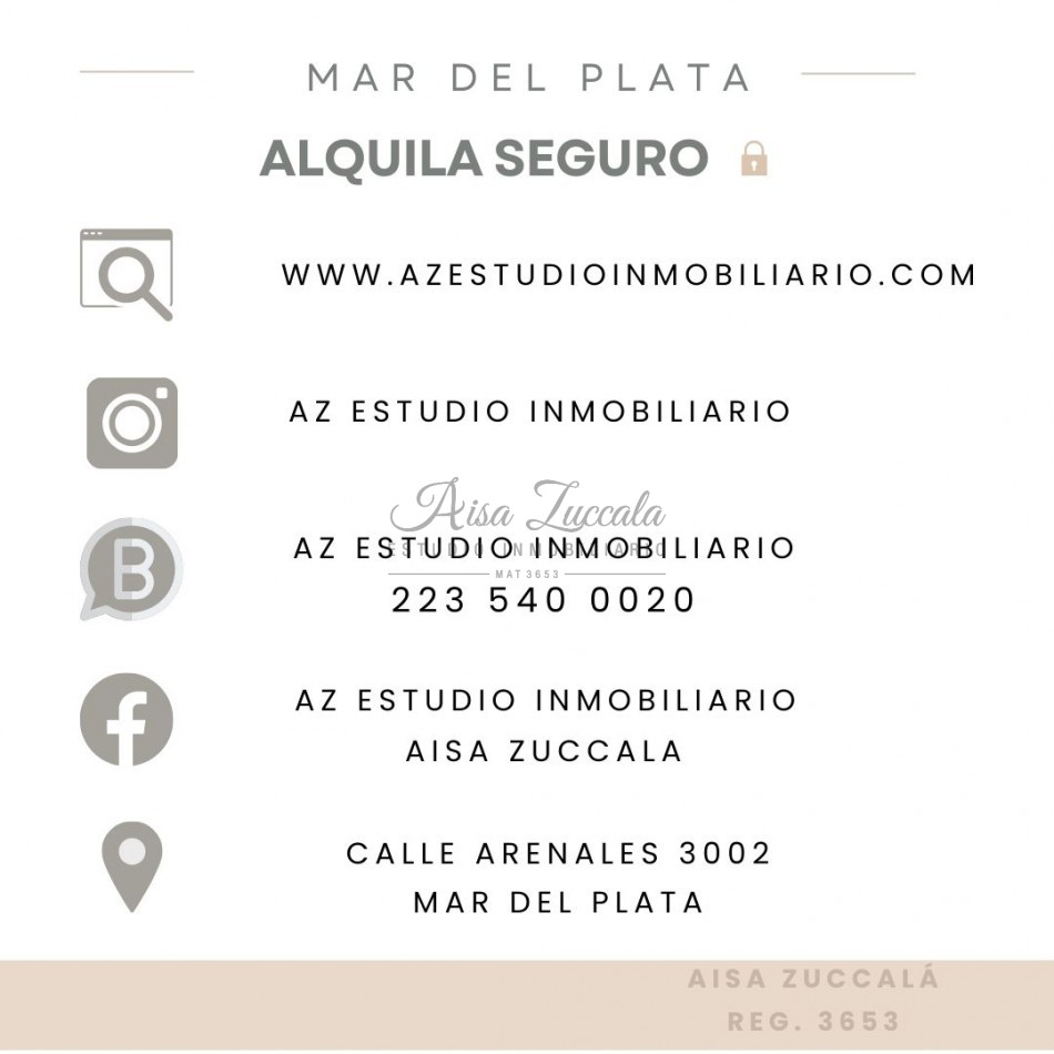 EN VENTA 2 AMB - ZONA CENTRO