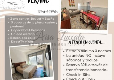 TEMPORADA 2026 - 4 PERSONAS- ZONA CENTRO 